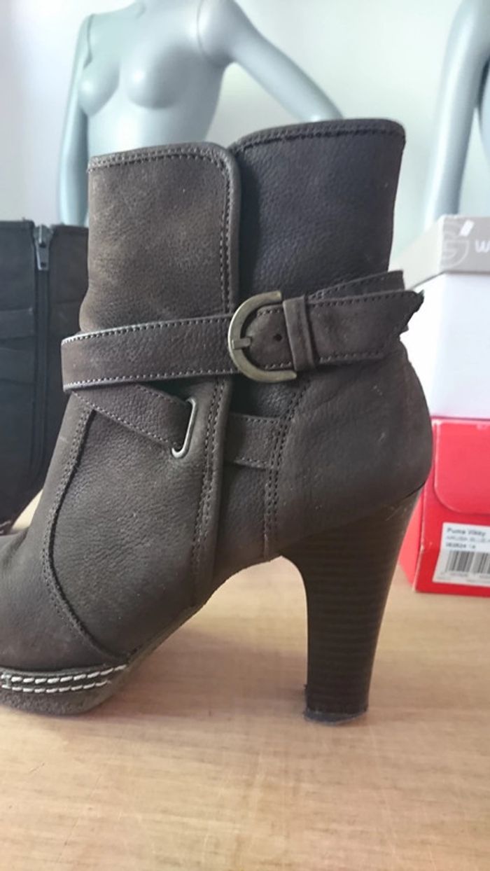 Bottines cuir nafnaf made in France - photo numéro 2