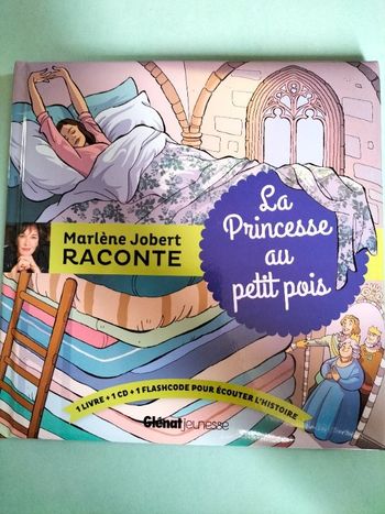 Livre enfant La Princesse au petit pois Marlène Jobert