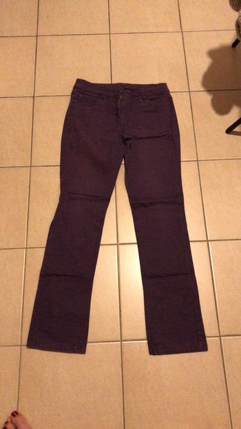 Jean camaïeu violet