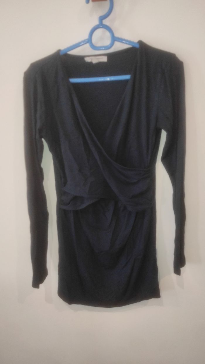 Tee short manches longues grossesse/allaitement