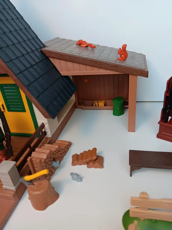 Lot figurines playmobil chalet de montagne - photo numéro 9