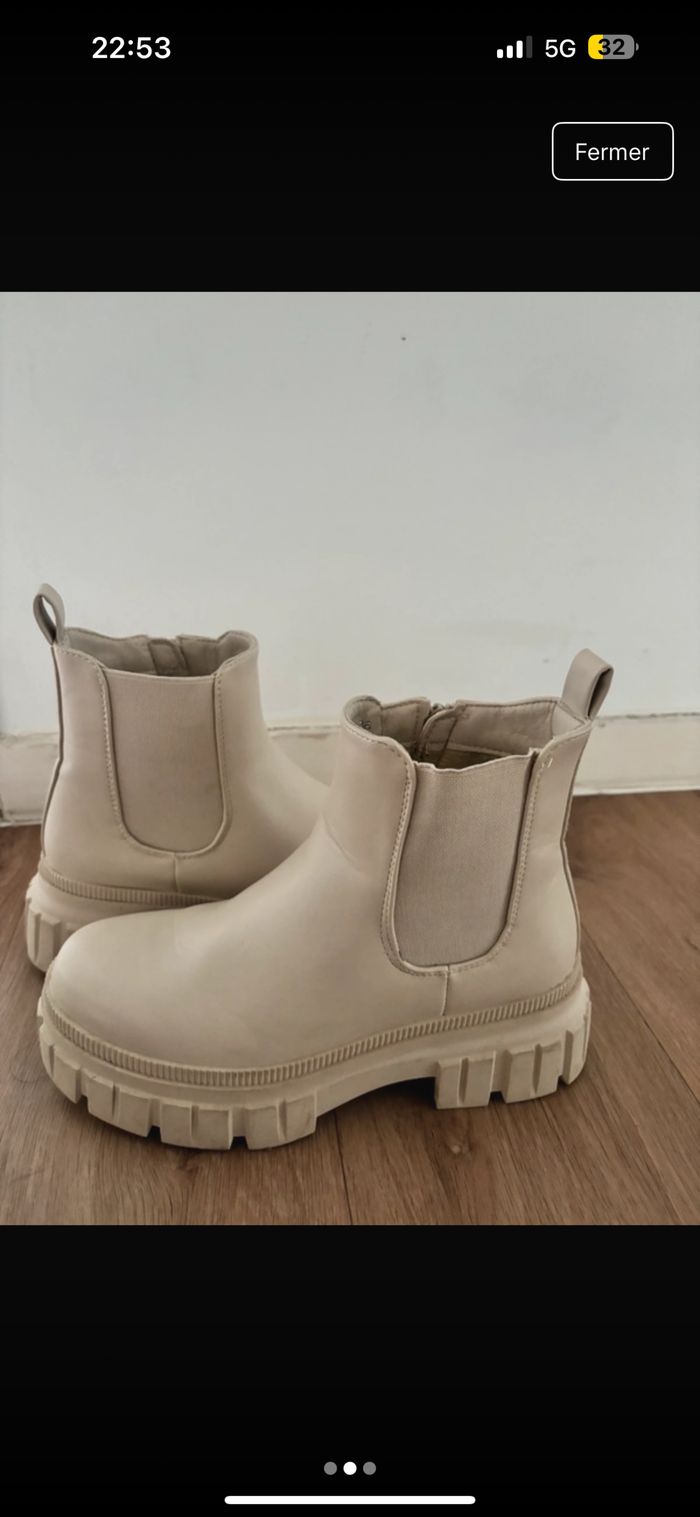 Botte beige