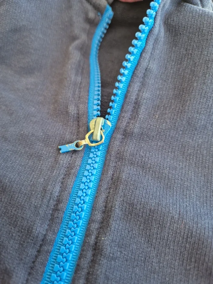 Sergent major gilet zip marine base ball taille 6 ans - photo numéro 5