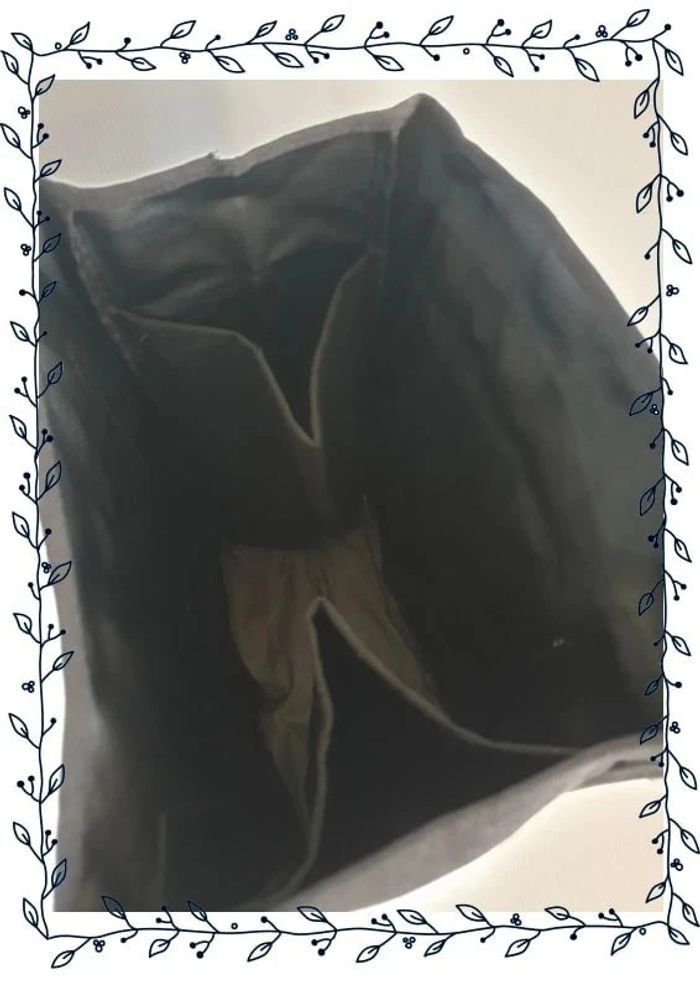Sac fourre tout Lotus, bon état, 42x30cm - photo numéro 3