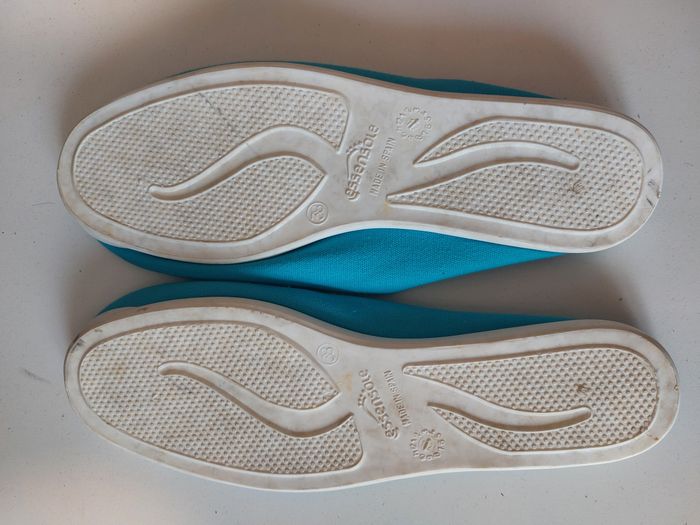 chaussons rythmique danse bleu 38 - photo numéro 2