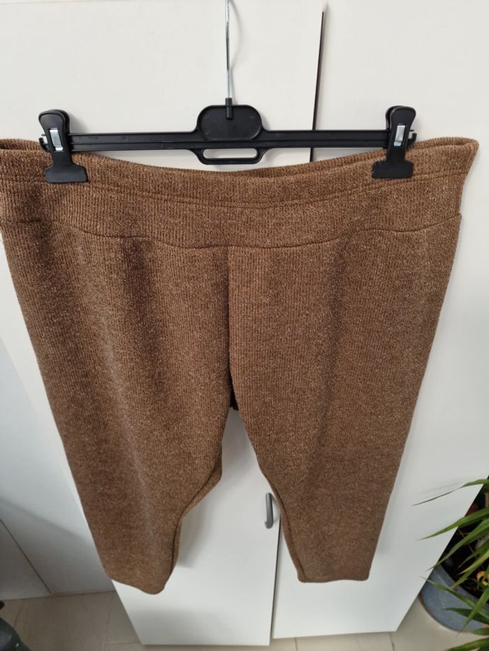 Pantalon Chaud Molletonné Marron - photo numéro 2