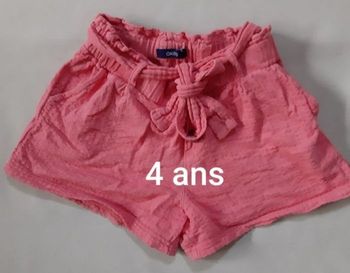 Short corail fille - okaidi - 4 ans