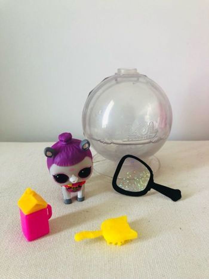 Poupée lol surprise cheval âne animal crinière accessoires