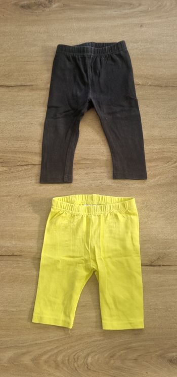 Lot leggings 12 mois