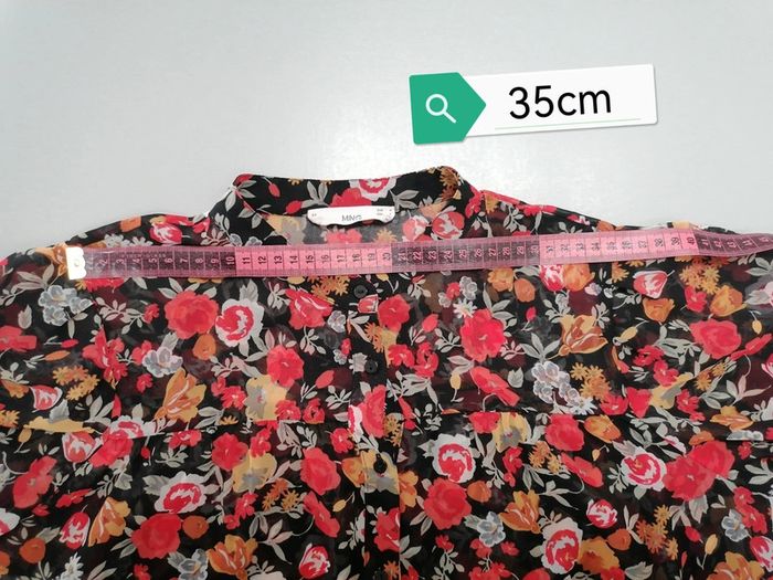 Chemisier fleuri d'automne MNG S - photo numéro 8