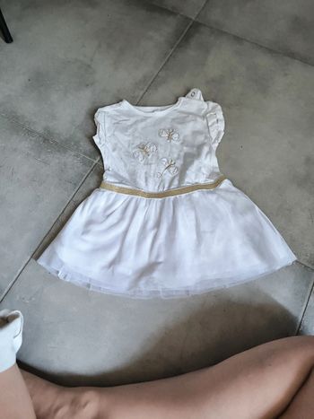Robe blanche 80cm