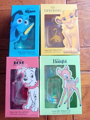 4 eaux de toilette Disney