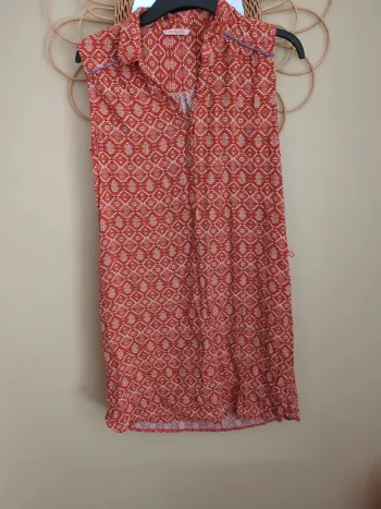 Jolie robe camaïeu 38