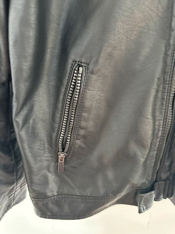 Veste en similicuir kiabi 12 ans garçon - photo numéro 2