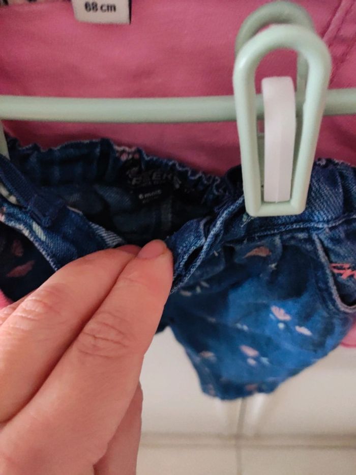 Ensemble en jean creeks 6 mois 68 cm veste + jean - photo numéro 6