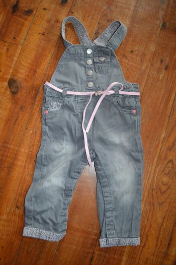 Salopette grise Tape à l'oeil 18 mois