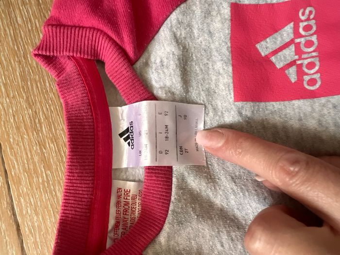 Ensemble jogging adidas bébé fille - photo numéro 2