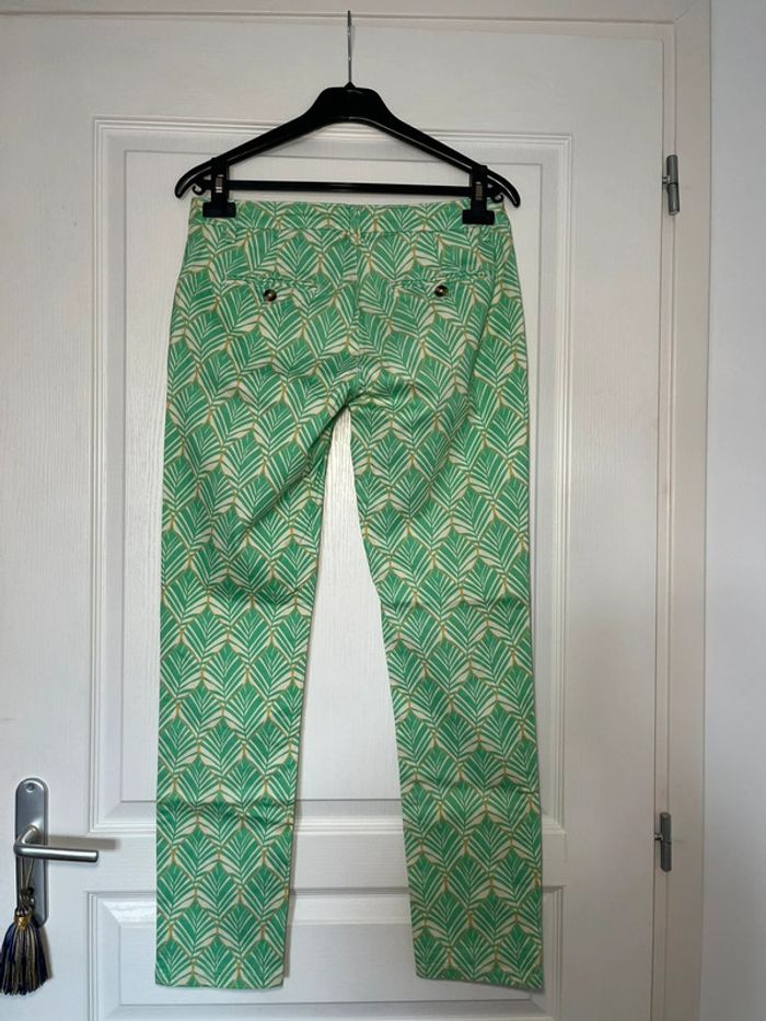 Pantalon Chino à motif vert – Lab Dip Paris – Taille 28 - photo numéro 8