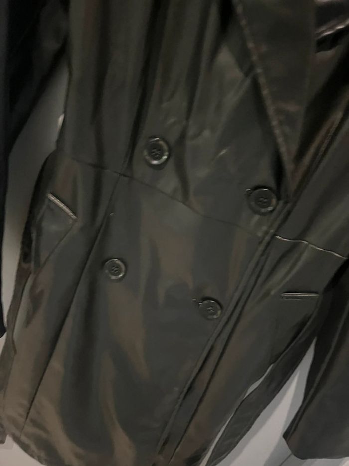 trench simili cuir - photo numéro 6