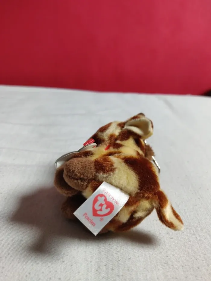 Petite peluche Ty girafe a mousqueton - photo numéro 5