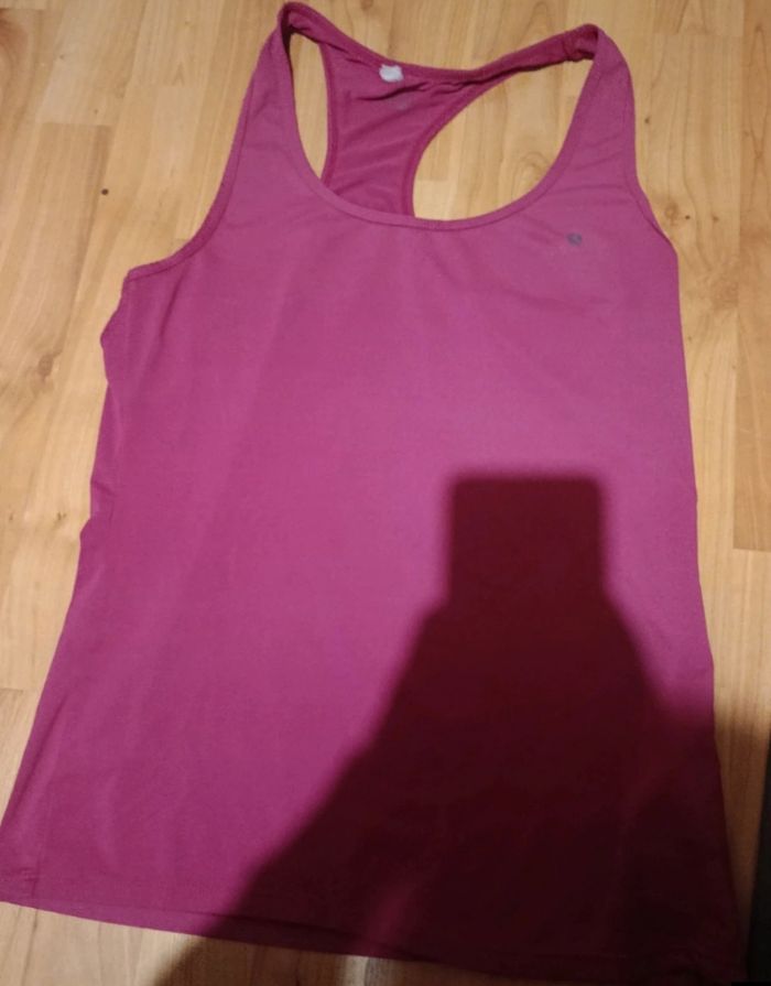 🌸 Débardeur rose Decathlon – Taille M, confortable & casual 😎✨ - photo numéro 2