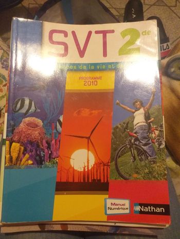 Science et Vie de la Terre seconde