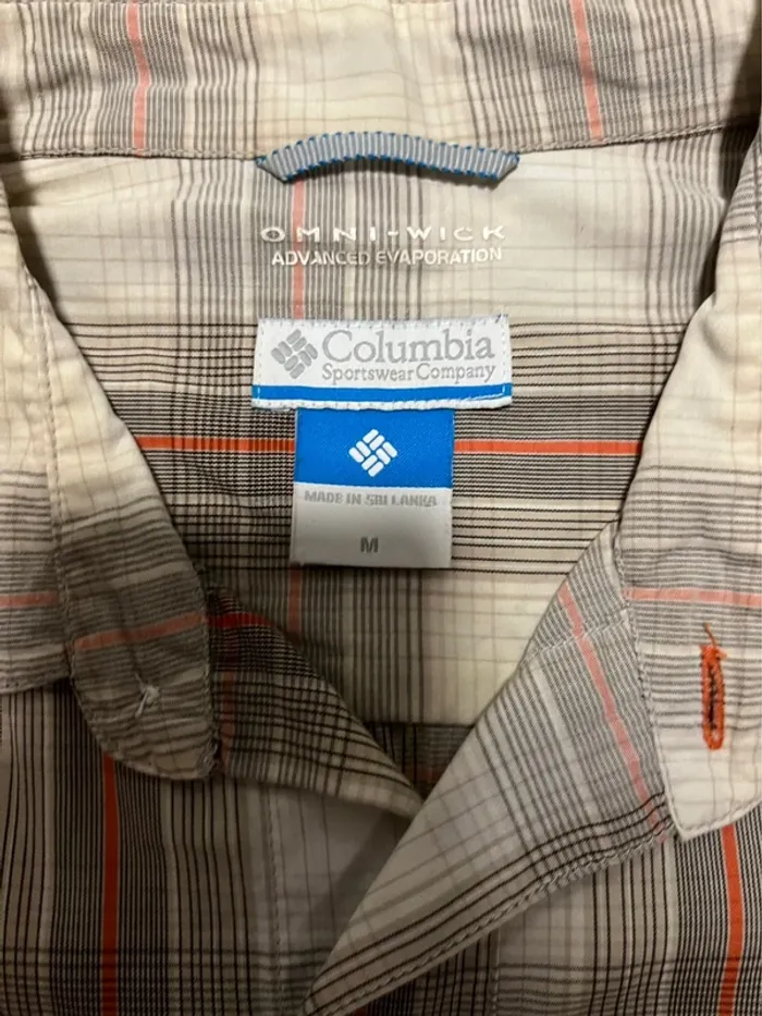 Chemise à carreaux Columbia taille M - photo numéro 5