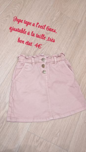 Jupe rose Tape à l'oeil 6ans