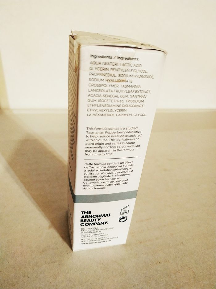 Acid Lactic the ordinary - photo numéro 2