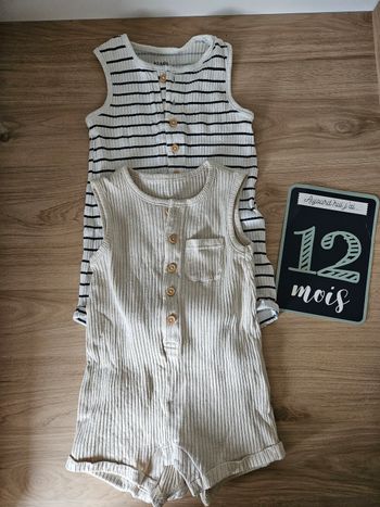 Lot barboteuse 12 mois