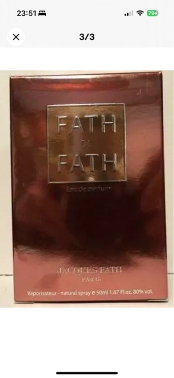 Rare Parfum Fath de Fath - Jacques Fath - Eau de Parfum 50ml