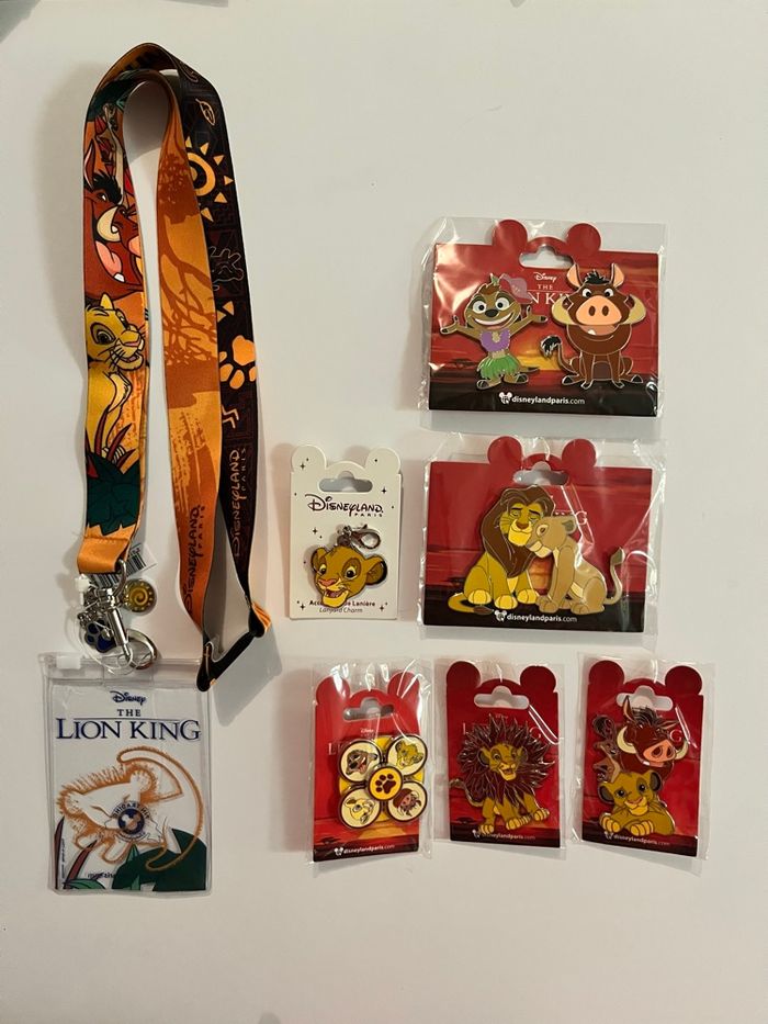 Lot pins et lanière Simba le roi lion - photo numéro 4