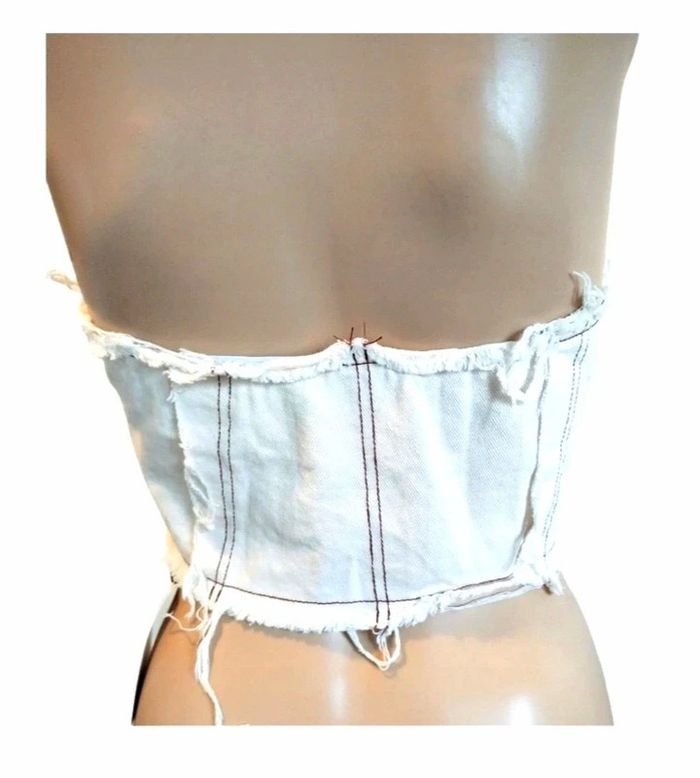 Top bustier en Jean Shein taille M neuf - photo numéro 2