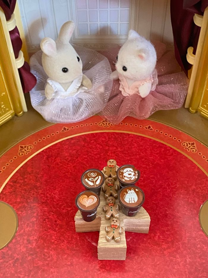 Théâtre sylvanian noël danseuses - photo numéro 7