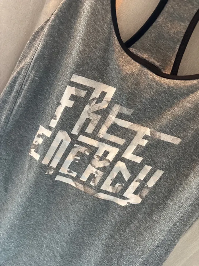 Débardeur de sport gris Domyos - photo numéro 2