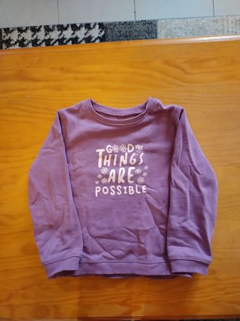 Sweat fille 4 ans Verbaudet