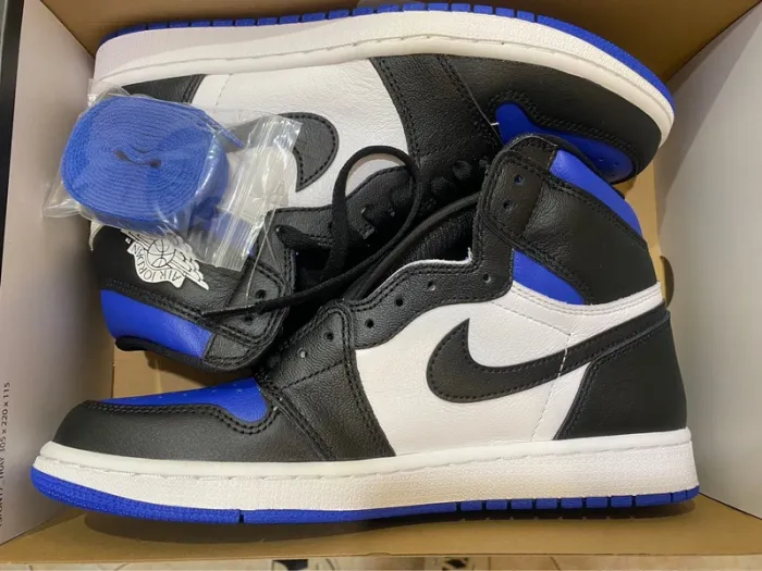 Jordan 1 rétro high og Royal Toe 9us neuf