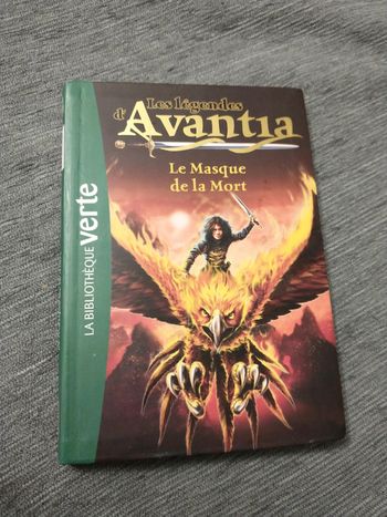 Livre les légendes d'Avantia la bibliothèque verte le masque de la mort