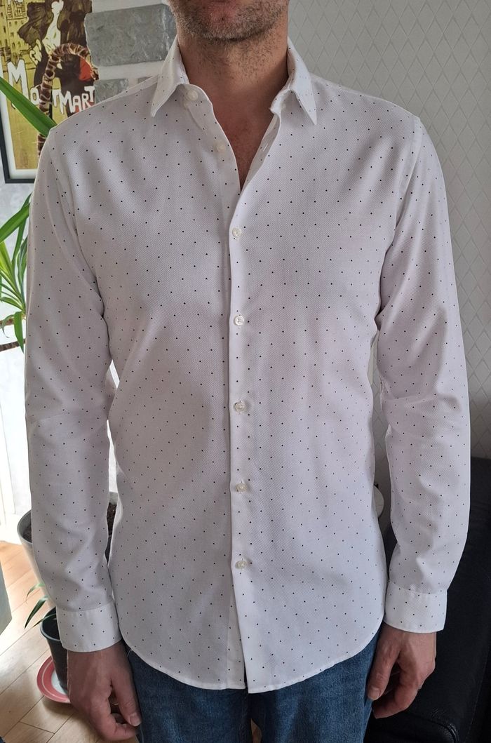 chemise ZARA blanche