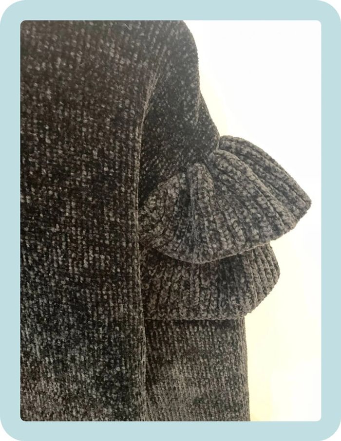 Pull hivers doux velours à volants - photo numéro 6