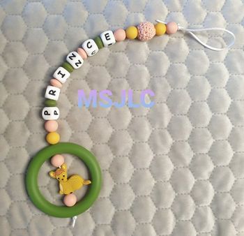 Attache tétine dentition personnalisée Disney Bambi