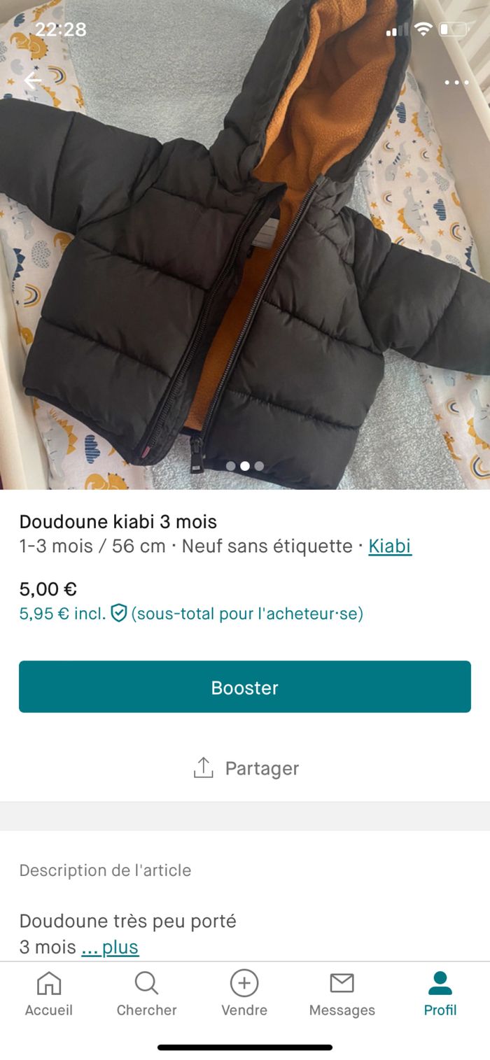 Doudoune kiabi