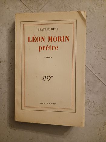 livre ancien Léon Morin prêtre Béatrix Beck