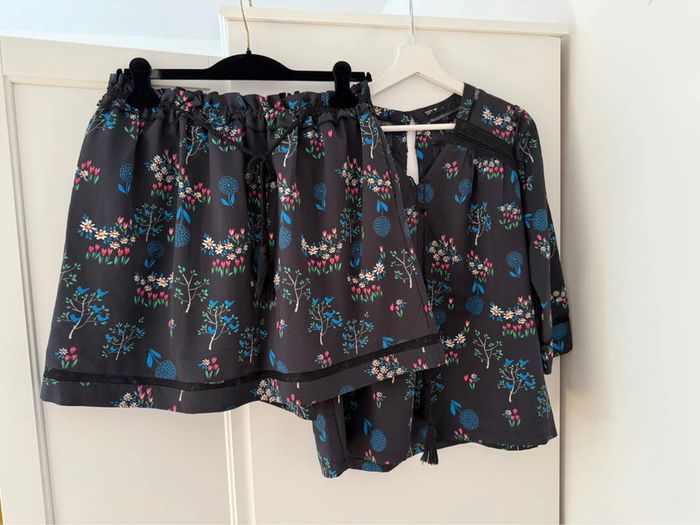 Superbe ensemble jupe et blouse Orfeo 🌸 L 40