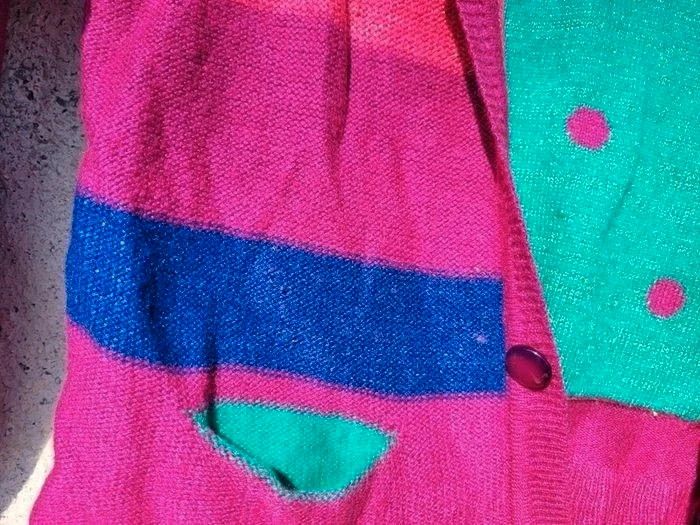 Kenzo Kids gilet tout doux, laine et angora, coloré, 8 ans - photo numéro 14