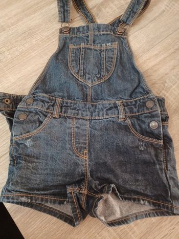 Salopette short 6 ans
