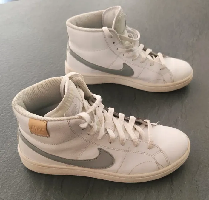 Baskets Nike Court Royale blanches et bleues T40 - photo numéro 3