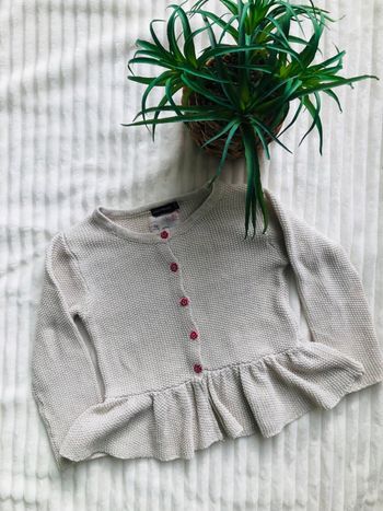 Gilet gris pailleté fille Sergent-major