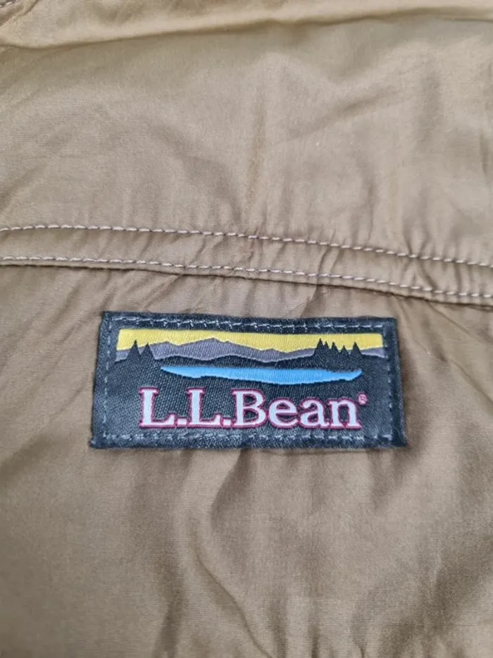 Doudoune sans manches L.L. Bean kaki – Taille XL Femme (mesures en photos) - photo numéro 6