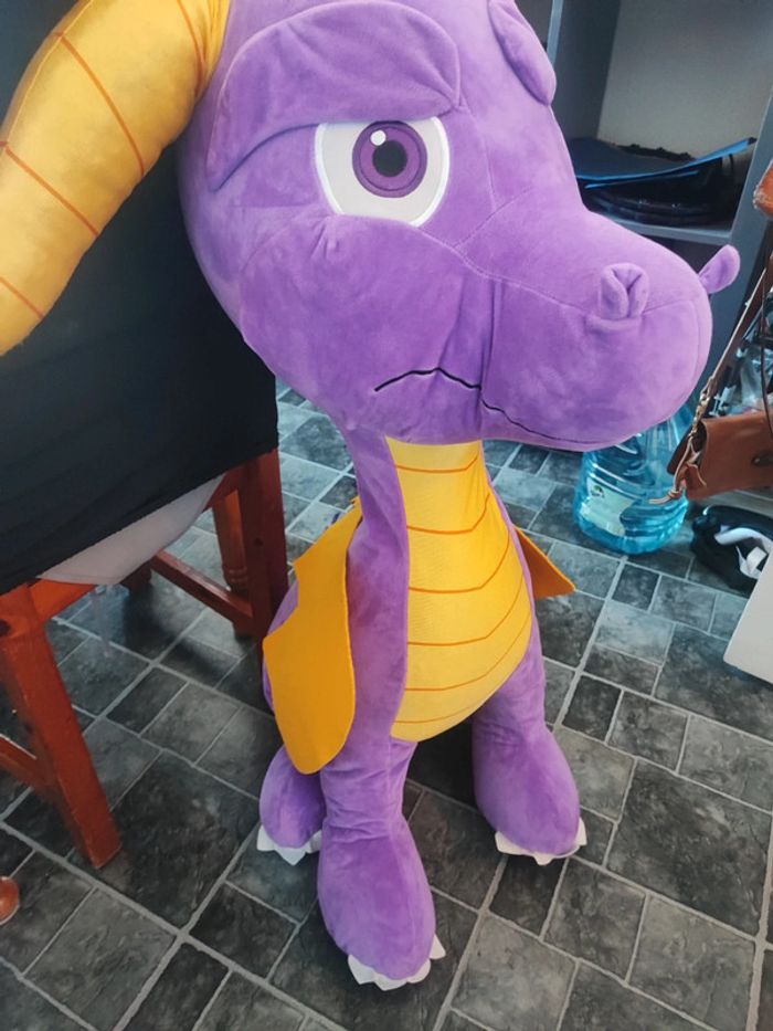 Rare Grande peluche 1 mètre spyro Activision xxl - photo numéro 5